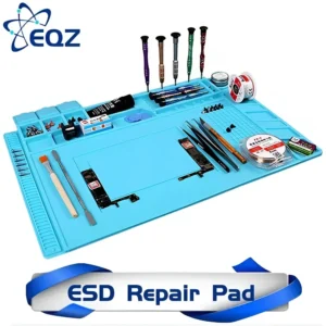Magnetische Matte Silikon Reparaturmatte Platine Lötpad Hitzebeständig 932 ° F Antistatisch für die ESD-Telefonreparatur aus Eisen